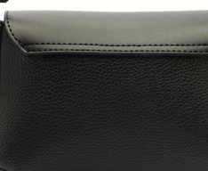 Bolsa Tiracolo Baguete Média Nó Preta