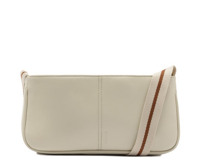 Bolsa Tiracolo com Bag Charm Branca