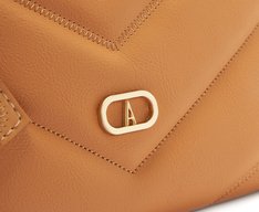 Bolsa Tiracolo Média Matelassê Zig Marrom