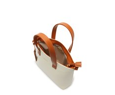 Bolsa Tote Média Cadeado Branca