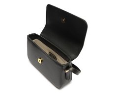 Bolsa Tiracolo Preta Média Estruturada Classic