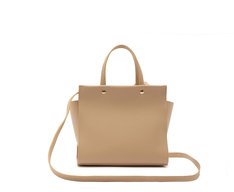 Bolsa Tote Média Croco Bege