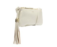 Bolsa Tiracolo Média Tassel Charme Branca