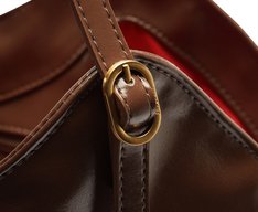 Bolsa Shopping Grande Versátil Marrom