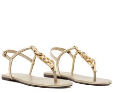 Rasteira Corrente Slim Dourada