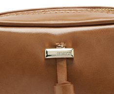 Bolsa Tiracolo Pequena Detalhe Tassel Marrom
