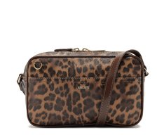Bolsa Tiracolo Média Lisa Animal Print