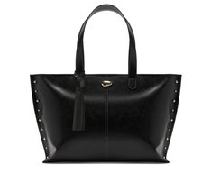 Bolsa Shopping Grande Tachas Preta
