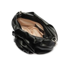Bolsa Tiracolo Pequena Flor Preta