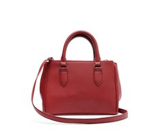 Bolsa Tote Média Cápsula Metal Vermelha