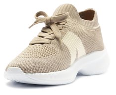 Tênis Knit Sporty New Ana Cinza