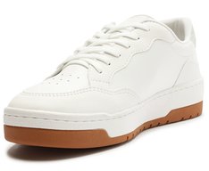 Tênis Recortes Kei Glitter Branco E Prata