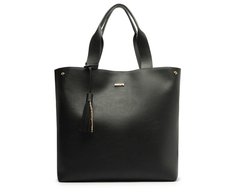 Bolsa Shopping Grande Maxi Barbicacho Preta