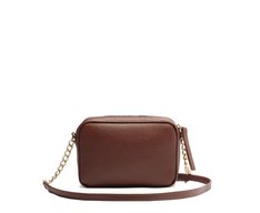 Bolsa Tiracolo Pequena Essencial Marrom