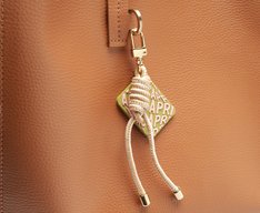 Bolsa Shopping Grande Maxi Chaveiro Marrom