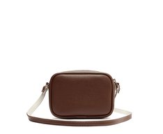 Bolsa Tiracolo Pequena Chaveiro Removível Marrom