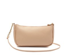 Bolsa Tiracolo Média Snake Bege
