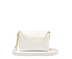 Bolsa Tiracolo Pequena Matelassê Flufy Branca