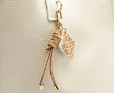 Bolsa Shopping Grande Maxi Chaveiro Branca
