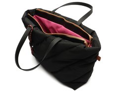 Bolsa Shopping Grande Fluffy Nylon Preta