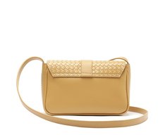 Bolsa Tiracolo Média Tressê Veneta Bege