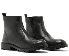 Bota Tratorada Couro Preta