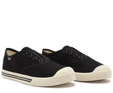 Tênis Slip On Lona Alê Preto