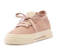 Tênis Knit Sola Alta New Alê Bege