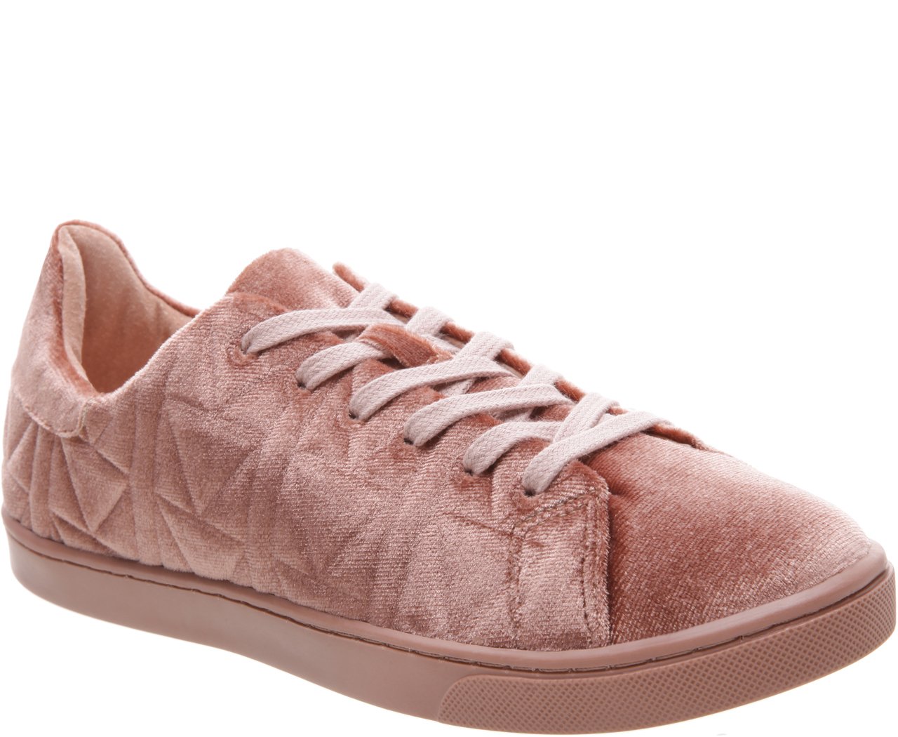Tenis anacapri sales veludo rosa