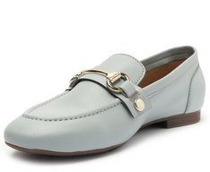 Mocassim Detalhe Removível Bridão E Pala Azul