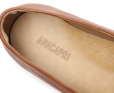 Mocassim Com Pala Aplicação A Marrom