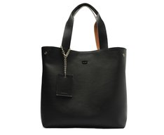 Bolsa Shopping Grande Maxi Porta-Cartão Preta