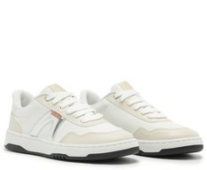 Tênis AC1119 Branco E Prata