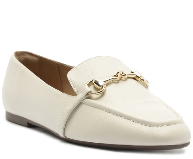 Mocassim Bridão Monocolor Branco
