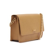 Bolsa Tiracolo Pequena Monocolor Bege