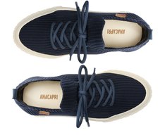 Tênis de Amarrar Basic Azul Alê Knit