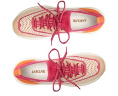 Tênis Sporty Knit Sola alta Rosa