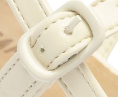 Rasteira Tiras Ivory Branca