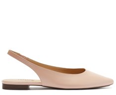 Sapatilha Slingback Bico Fino Rosa Blush