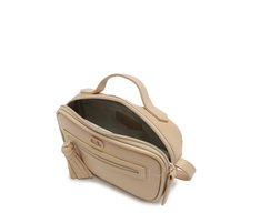 Bolsa Tiracolo Pequena Bolso Frontal Barbicacho Bege