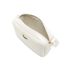 Bolsa Tiracolo Pequena Lenço Decorativo Branca
