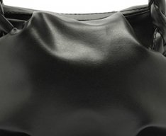 Bolsa Tiracolo Pequena Puffer Alça Trança Preta