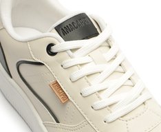 Tênis Sola Alta Mis Spo Branco Detalhe Preto