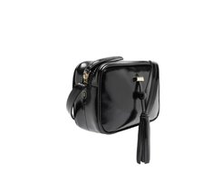 Bolsa Tiracolo Pequena Detalhe Tassel Preta