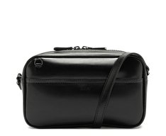 Bolsa Tiracolo Média Lisa Preta