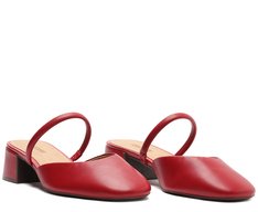 Mule Basic Salto Bloco Vermelha