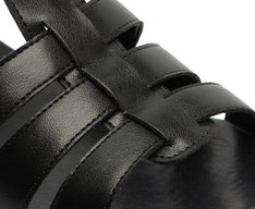 Sandália Flatform Preta Bella