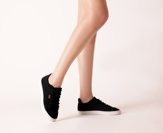 Tênis Knit Daleste Preto
