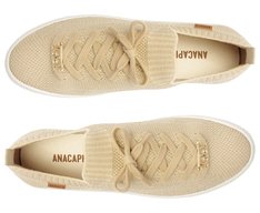 Tênis Knit Minimal Anacapri Bege