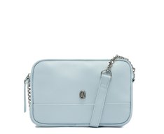 Bolsa Tiracolo Pequena Cápsula Metal Azul